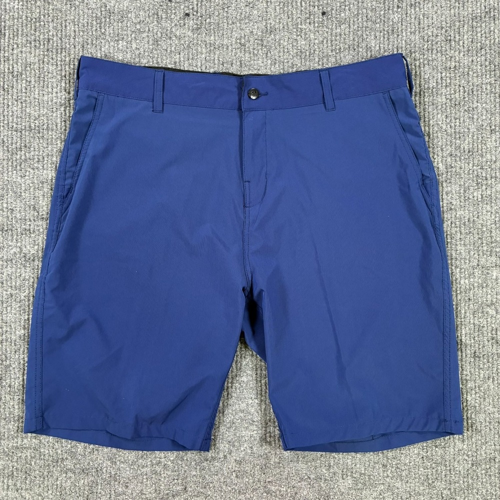 TRUNKS Multi Functional Shorts Mens Size 38 Blue Performance Golf Casual Outdoor